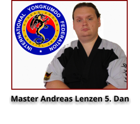 Master Andreas Lenzen 5. Dan