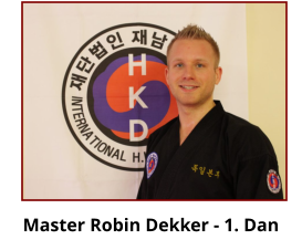 Master Robin Dekker - 1. Dan