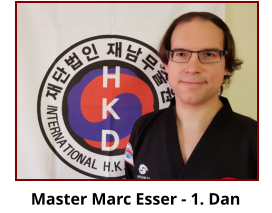 Master Marc Esser - 1. Dan