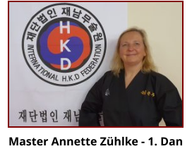 Master Annette Zühlke - 1. Dan