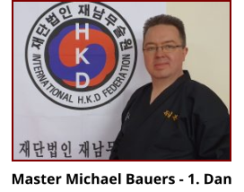 Master Michael Bauers - 1. Dan