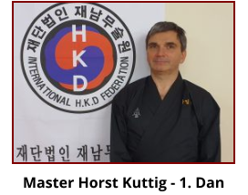 Master Horst Kuttig - 1. Dan