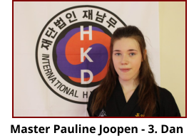 Master Pauline Joopen - 3. Dan