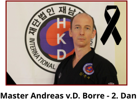Master Andreas v.D. Borre - 2. Dan