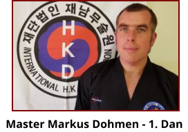 Master Markus Dohmen - 1. Dan