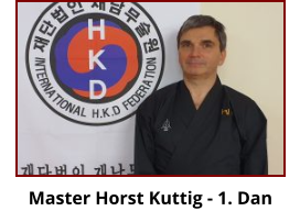 Master Horst Kuttig - 1. Dan
