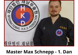 Master Max Schnepp - 1. Dan